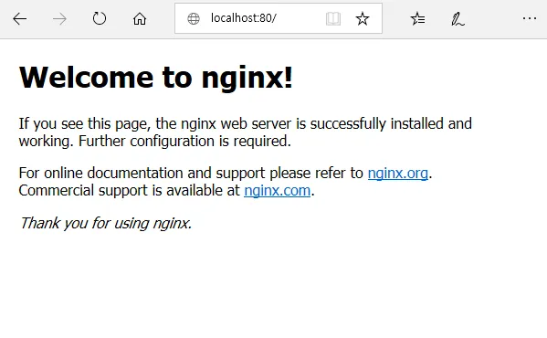 2019년 Nginx 기본 페이지