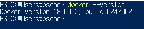 docker-version.PNG — 도커버전정보
